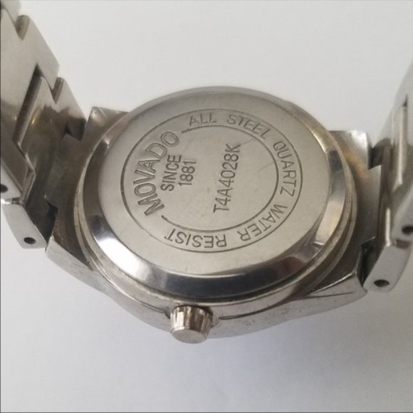 Authentic Movado Blue Face Model T4A4028K XC - Picture 2 of 5